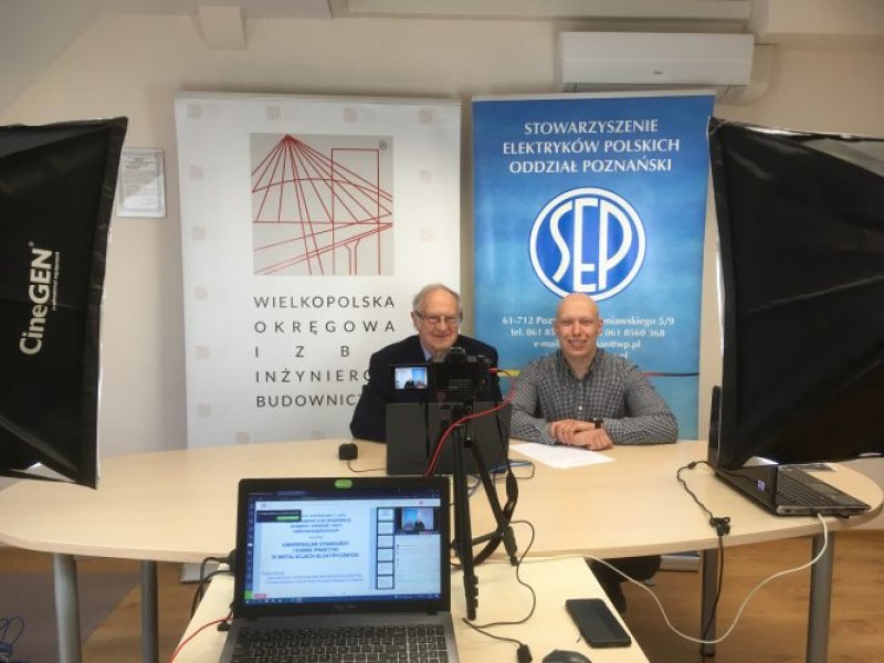 Organizatorzy seminarium szkoleniowego - dr inż.Ryszard Niewiedział i mgr inż. Jakub Głuchowski