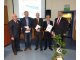 Na zdjęciu: (drugi od lewej) kol. Włodzimierz Gwiżdż wyróżniony medalem im. prof. Mieczysława Pożaryskiego, (obok) kol. Marian Kampik otrzymał medal im. prof. Włodzimierza Krukowskiego, kol. Franciszek Bargiel wyróżniony medalem im. prof. Jana Obrąpalskiego