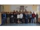 Uczniowie klas elektrycznych ZSIŚiU oraz w środku kol. prezes Piotr Szymczak, Pani Dyrektor Dorota Bajor, kol. prezes Koła „Młody Energetyk” Braian Lewandowski, wiceprezes Oddziału Elbląskiego SEP kol. Piotr Ziółkowski oraz nauczyciel przedmiotów zawodowych i jednocześnie sekretarz Koła „Młody Energetyk” kol. Jerzy Pędzisz