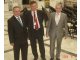 Aula Duża Gmachu Głównego Politechniki Warszawskiej tuż przed inauguracją I Kongresu Elektryki Polskiej. Od lewej: Jerzy Barglik, Mieczysław Hering, Stanisław Bolkowski